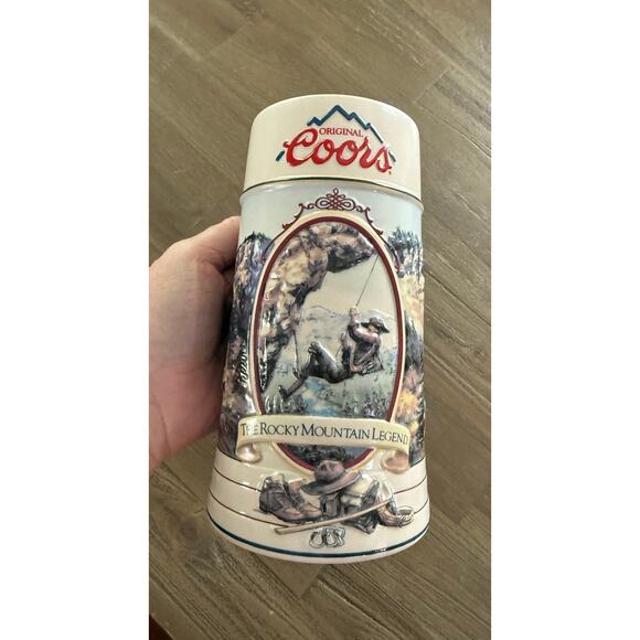 Coors  Brewing Company 1994 Rocky Mountain Series Stein Vintage - Picture 1 of 5